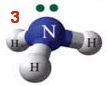 Write in the number of lone pairs or atoms to complete each description below. A molecule-example-3