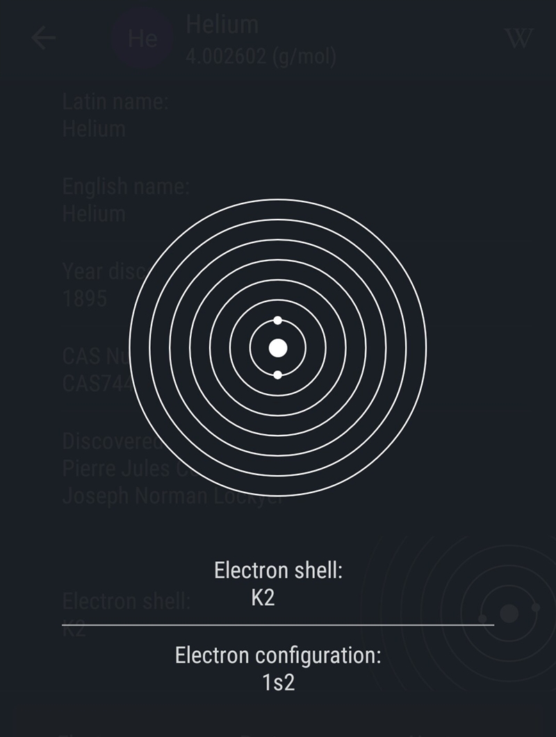 All of the noble gasses have 8 valence electrons except _____. helium argon xenon-example-1