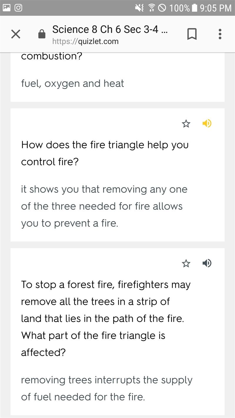 How does the fire triangle help you control fire?-example-1