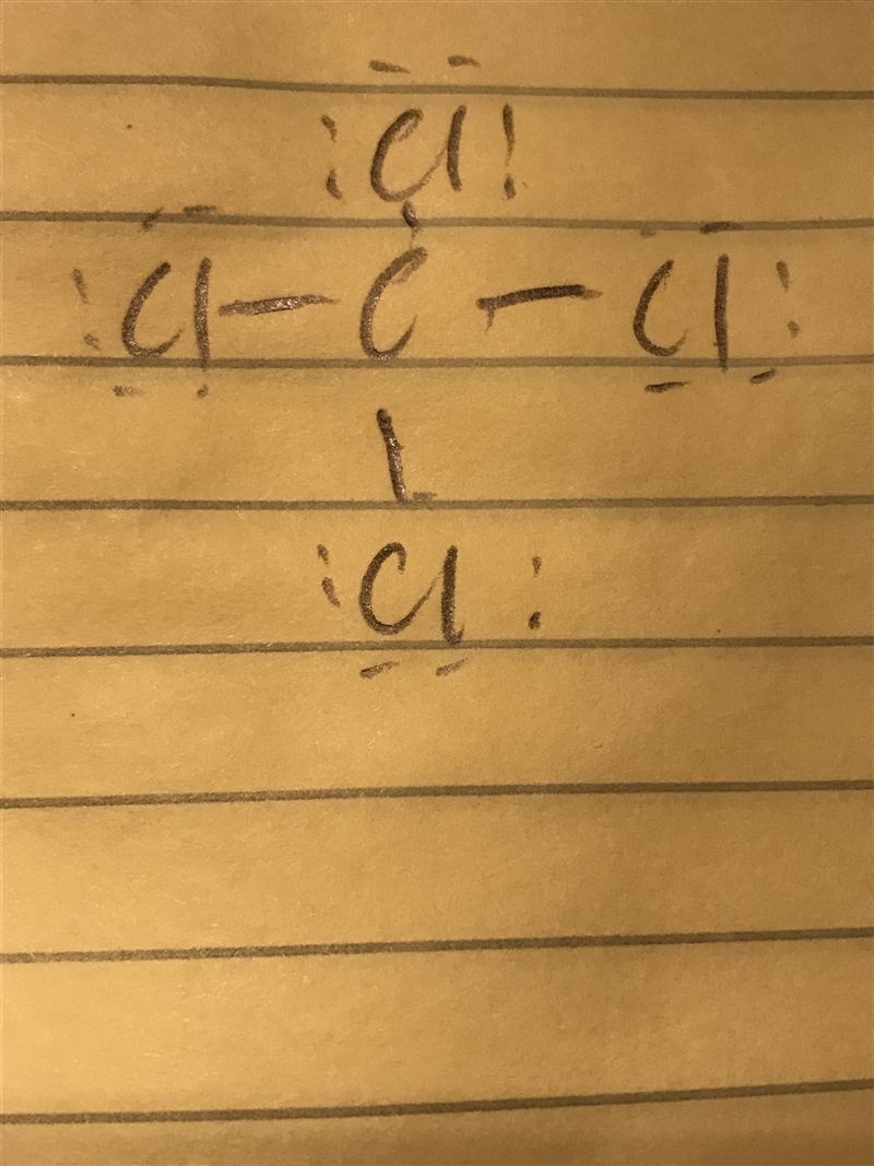 Electron dot structure of ccl4-example-1