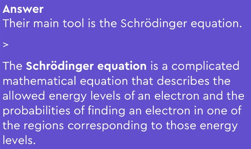 What do scientists use to predict the locations of electrons in atoms?-example-1