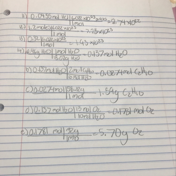 This is Stoichiometry and I need part 2 and 3-example-1