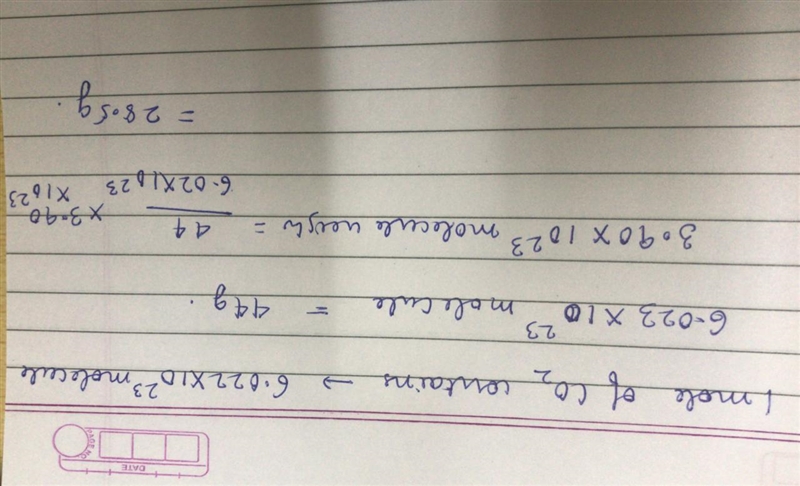 Find the mass of 3.90*10^23 molecules of carbon dioxide-example-1