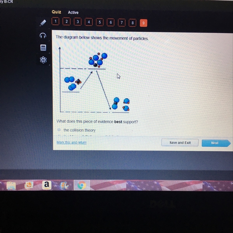 The diagram below shows the movement of particles what does this piece of evidence-example-1