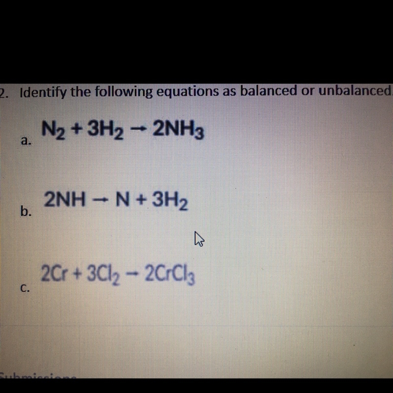 Which are balanced and which are unbalanced?-example-1