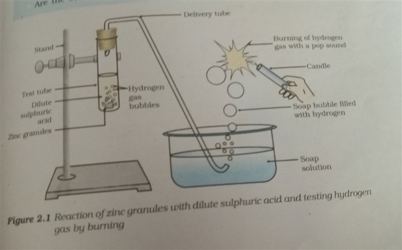 In the following diagram for preparation of hydrogen gas as shown in the figure,what-example-1