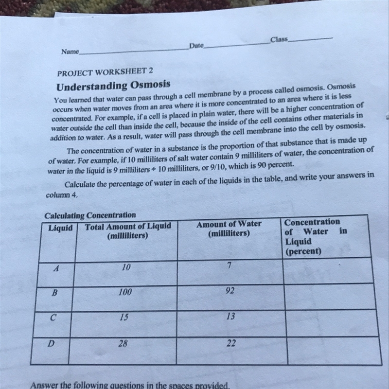 What is the concentration of water in liquid (Percent)-example-1