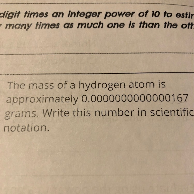 What is 0.0000000000000167 in scientific notation?-example-1