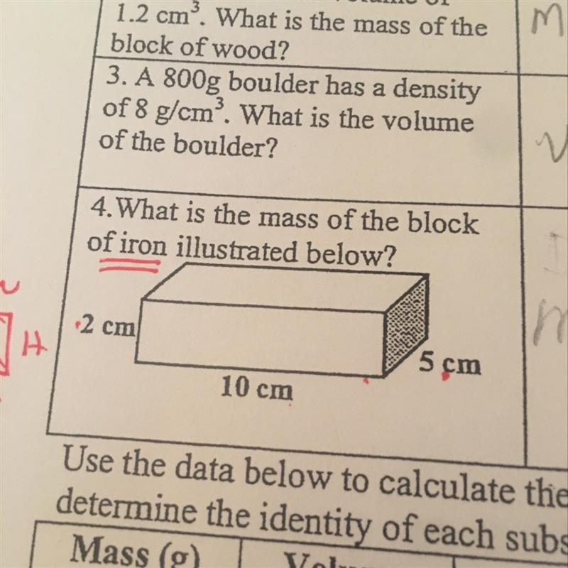 I need to know the mass of the block of iron-example-1