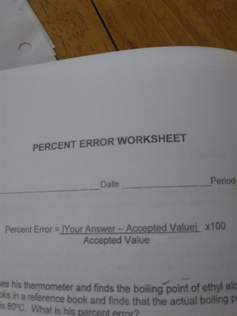 Chase got a lab report back with a "-5.0% error" written in red on it. He-example-1