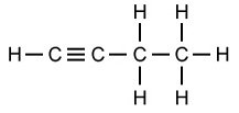 PLEASE HURRY. Which of the molecules below is propyne?-example-4