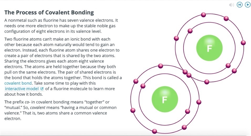 Which choices are correct based on the images provided What causes atoms to form covalent-example-4