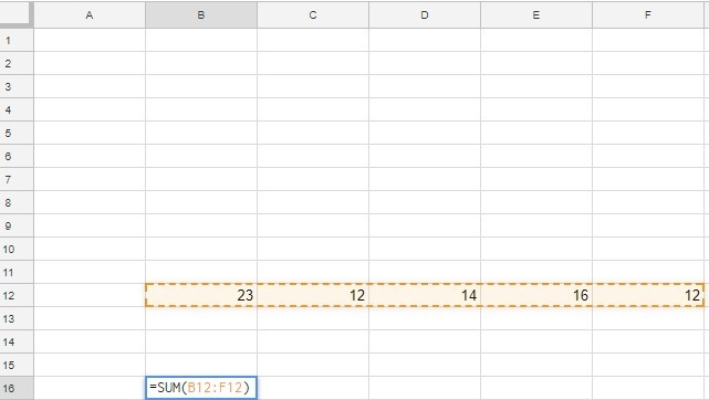 In cell b16, enter a function to calculate the total attendance for the years 2014 through-example-1