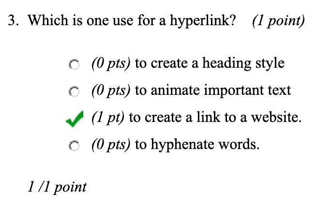 What is One use for a hyperlink-example-1