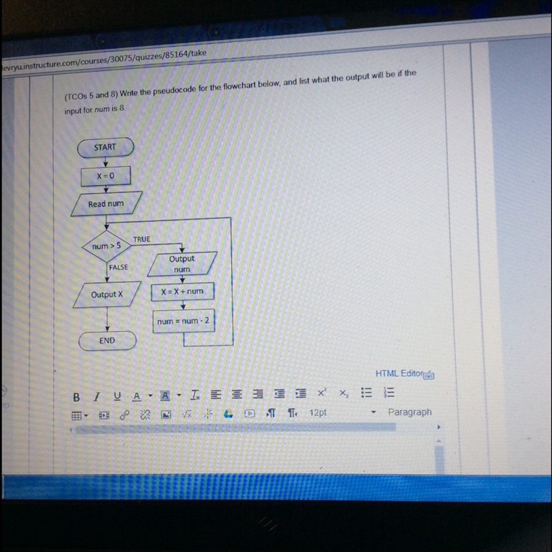 I need help writing this pseudocode-example-1