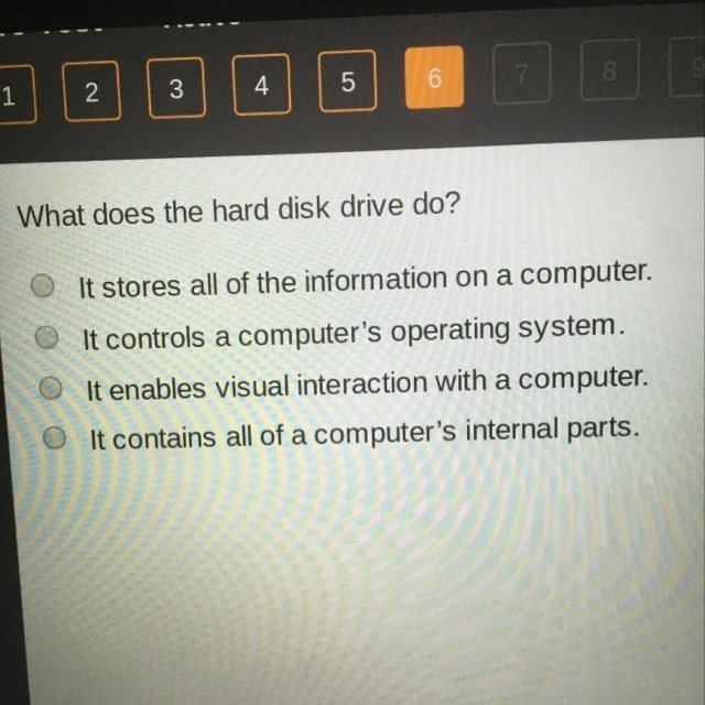 What does the hard drive do-example-1