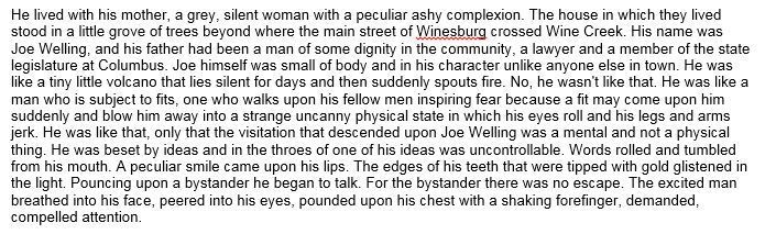 1. The narrator in this passage is: A. First Person (I know it's not this) B. Second-example-1