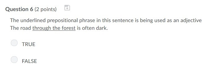 PLEASE HELP ASAP!!! CORRECT ANSWER ONLY PLEASE!!! The underlined prepositional phrase-example-1