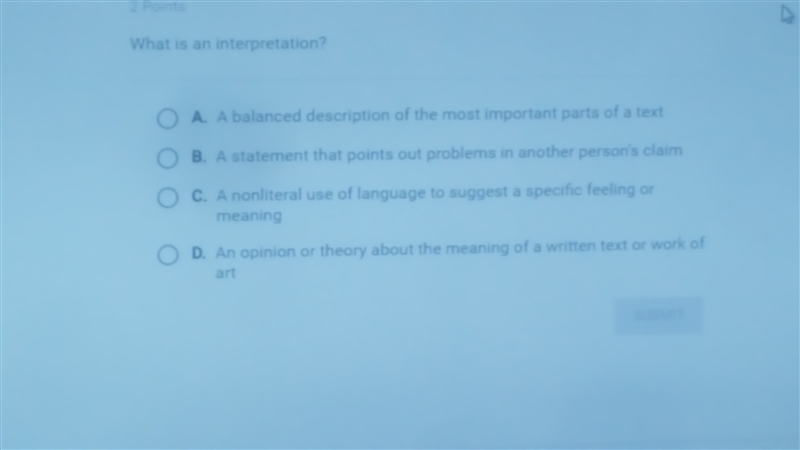 NEED HELP RN!!!!!!!!!!!! What is an interpretation?-example-1