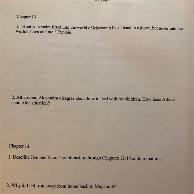 This is for "to kill a mockingbird" by Harper Lee, I need help please &lt-example-1