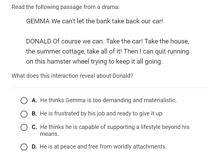 What does this interaction reveal about donald?-example-1