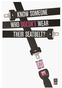 Look at this poster from the Click It or Ticket Mobilization Media Campaign. Which-example-1