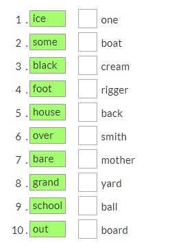 You have to match the words to make another word, help anyone? Level Of Need: Desperate-example-1