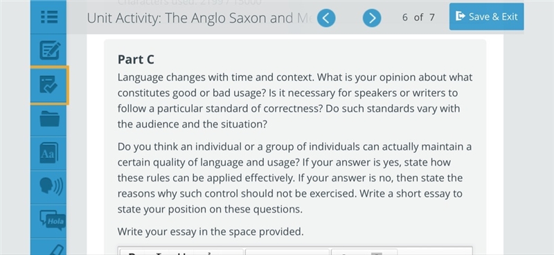 Language changes with time and context. What is your opinion about what constitutes-example-1