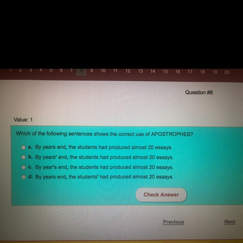 What’s the answer to 8?-example-1