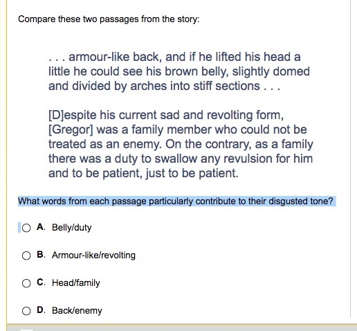 What words from each passage particularly contribute to their disgusted tone?-example-1