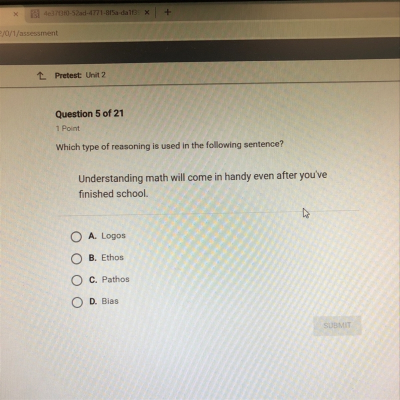 Which type of reasoning is used in the following sentence-example-1