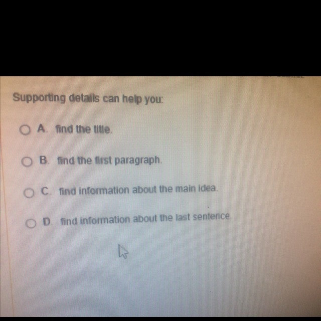Supporting details can help you find what???-example-1