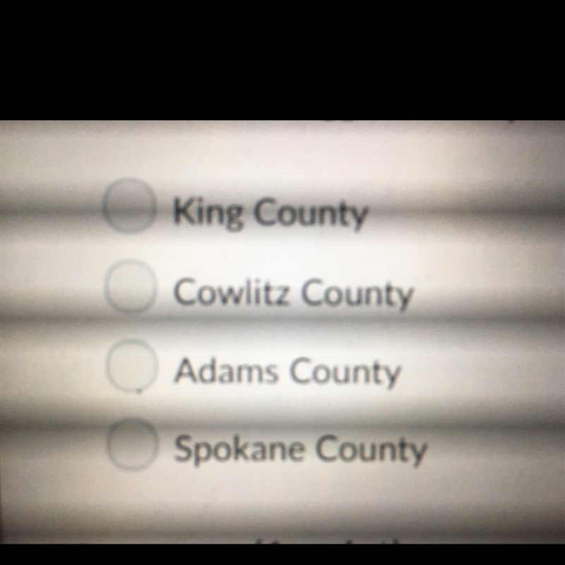 PLEASE HELP What is he biggest county in Washington in terms of population?-example-1