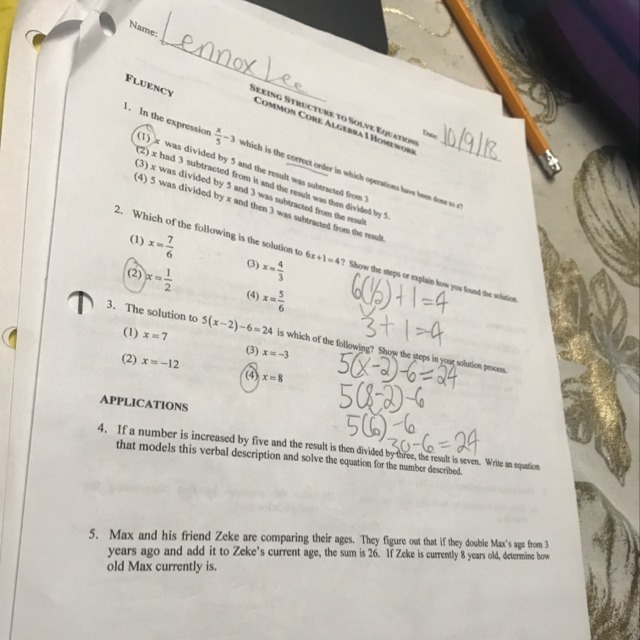 Can you please help me with #4 & 5?-example-1