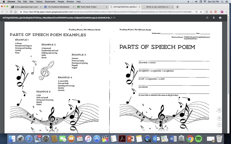 Plz help writing a part of speech poem for 15 POINTS no plagirism and make it 3 stanza-example-1