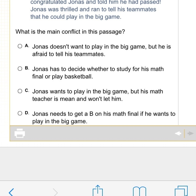 Jonas was a great basketball player and was hoping to get a scholarship to a big university-example-1