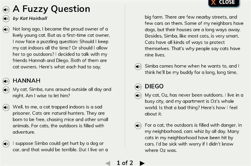 Please help i dont understand ! there are the questions and then a small short story-example-2