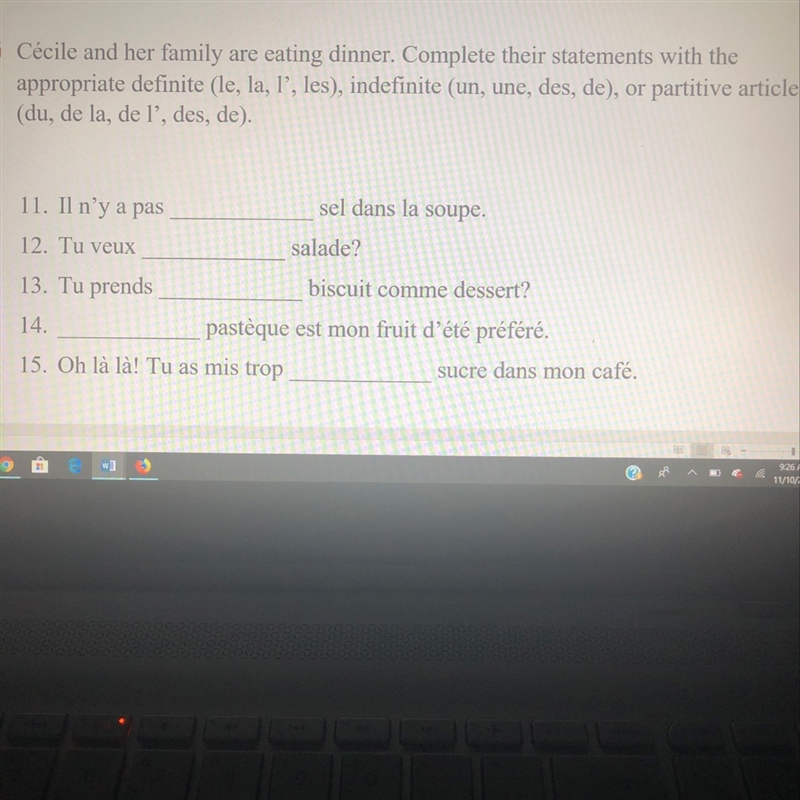 Answer the following-example-1