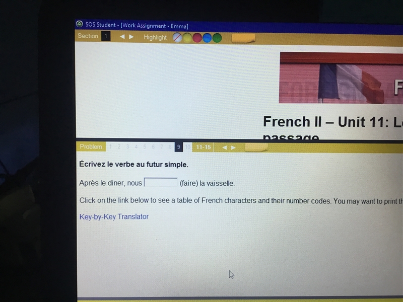 Would someone please help me with my French? Thank you!-example-3