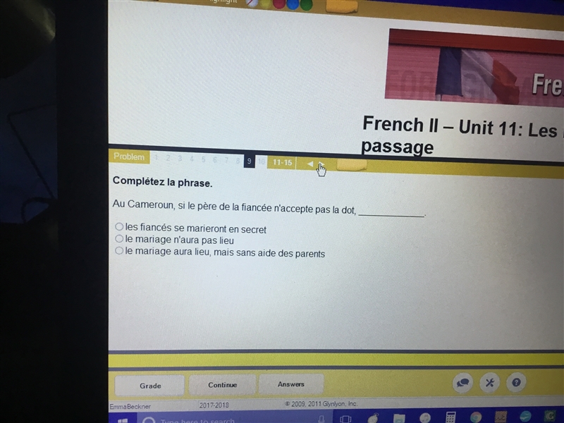 Would someone please help me with my French? Thank you!-example-1