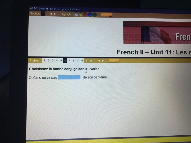 Would someone please help me with my French? Thank you! Multiple Choice 6: a) souvenir-example-1