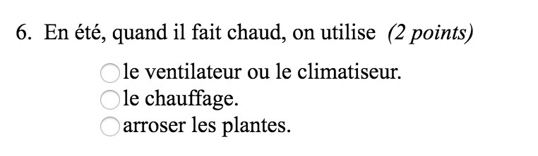 En ete, quand il fait chaud, on utilise?-example-1