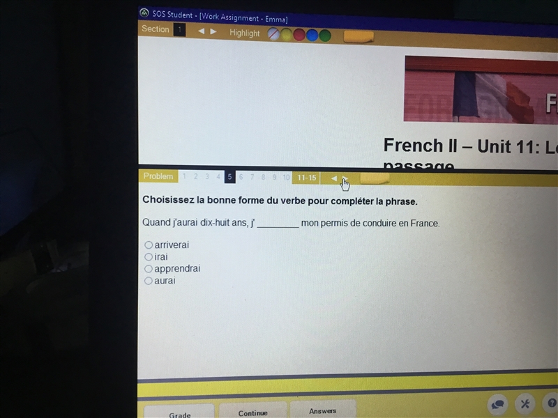 Would someone please help me with my French! Thank you!-example-3