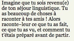 I HAVE A FRENCH QUESTION! PLEASE HELP!! The answer must be 3 small paragraphs. (like-example-1