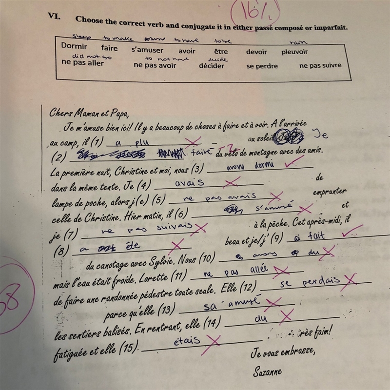 How do you know which is passe composé or imparfait-example-1