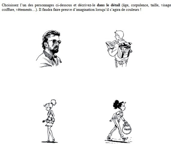 Bonjour, Pourriez-vous m'aider s'il vous plaît? Je dois répondre en anglais à ces-example-2