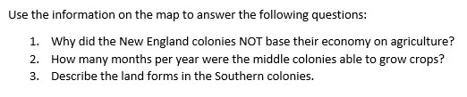 Part 2 // Analyzing Charts, Graphs, and Maps- The Thirteen Colonies-example-2