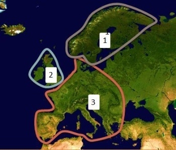 All of the following regions are labeled on the map above except __________. A. Scandinavia-example-1