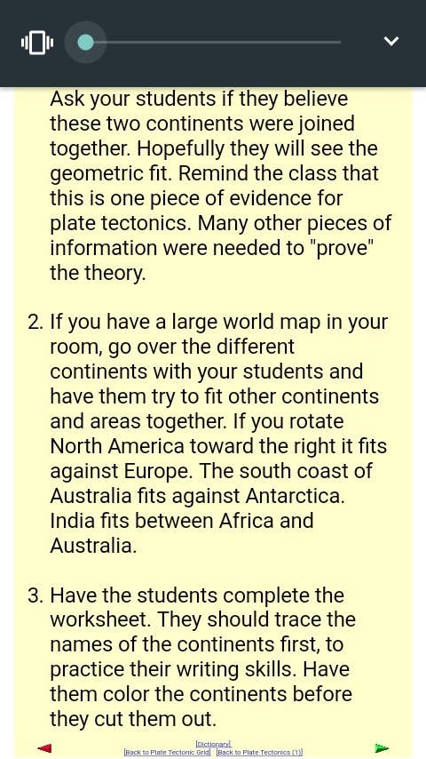 Use your world map to study the edges of Africa and South America. Describe the match-example-1