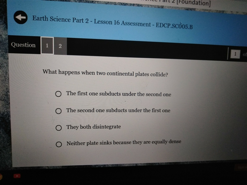 1) what happens when 2 continental plates collide? 2) what happens to the oceanic-example-1